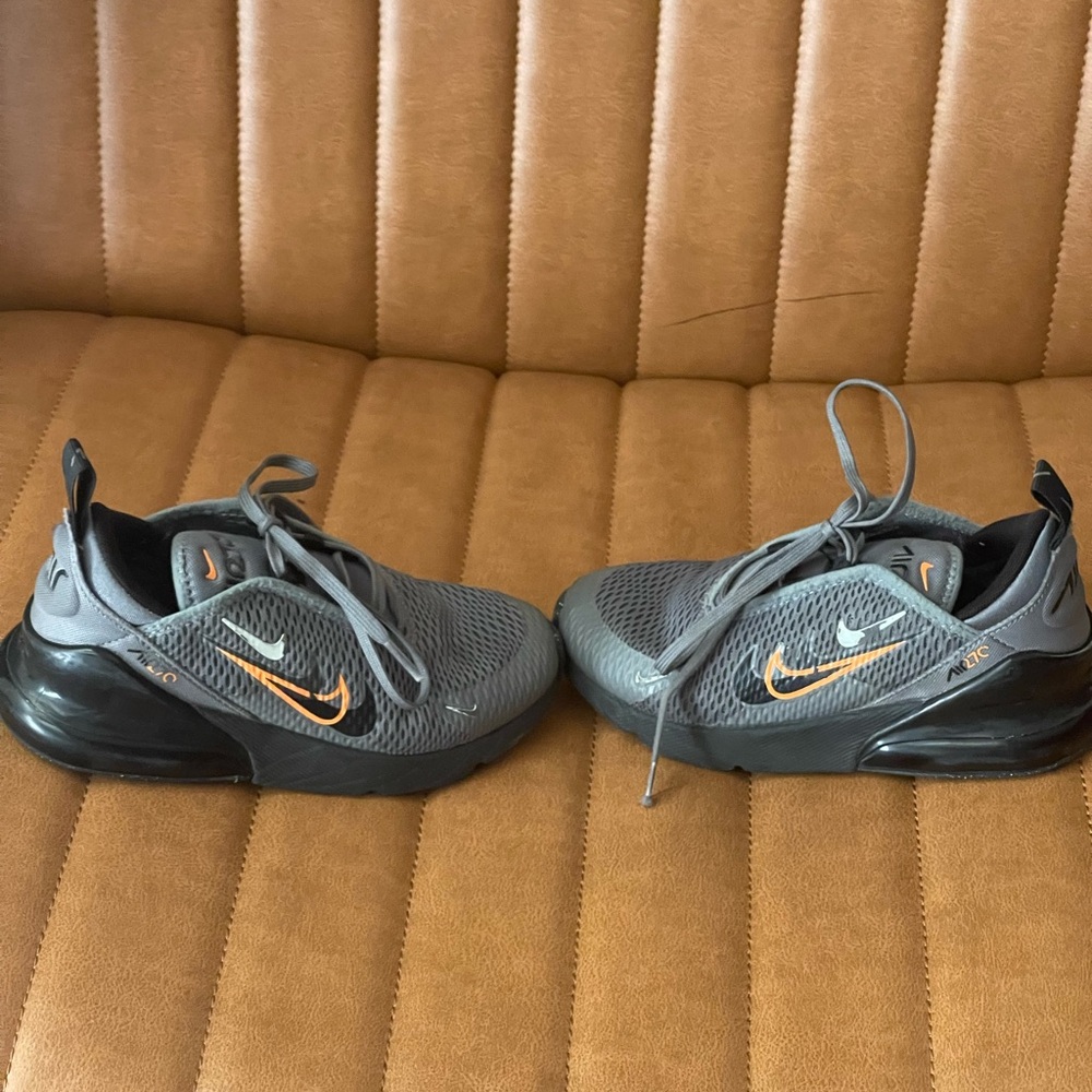 Nike Gray and Orange Sneakers
